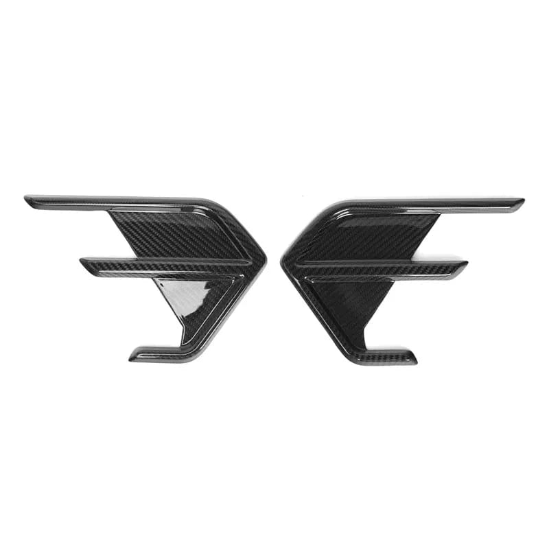 Audi RS7 (C8) OEM Style Carbon Fibre Rear Bumper Canards - Twenty Two Tuning Rear Canards