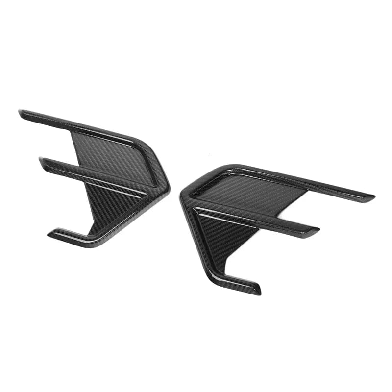 Audi RS7 (C8) OEM Style Carbon Fibre Rear Bumper Canards - Twenty Two Tuning Rear Canards