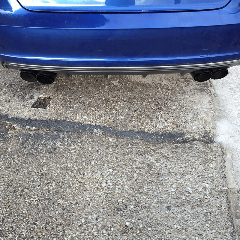 Audi S3 (8V) Akrapovic Style Carbon Fibre Exhaust Tips - Twenty Two Tuning Exhaust Tips
