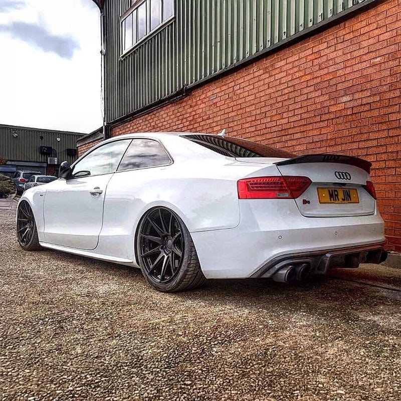 Audi S5 (B8/B8.5) Akrapovic Style Carbon Fibre Exhaust Tips - Twenty Two Tuning Exhaust Tips