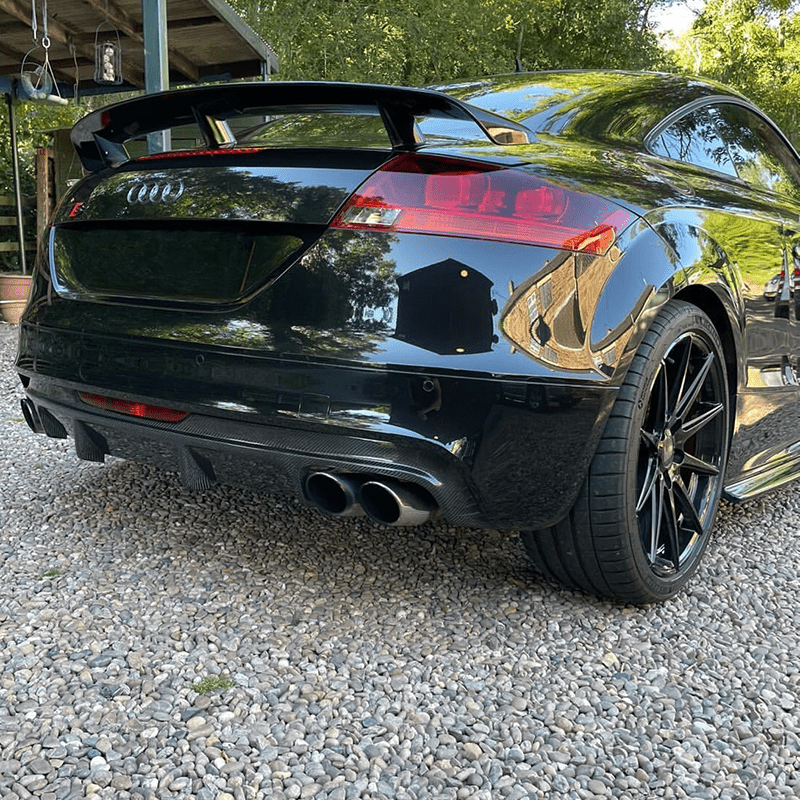 Audi TT/TTS (MK2/8J) ABT Style Carbon Fibre Rear Diffuser - Twenty Two Tuning Rear Diffuser