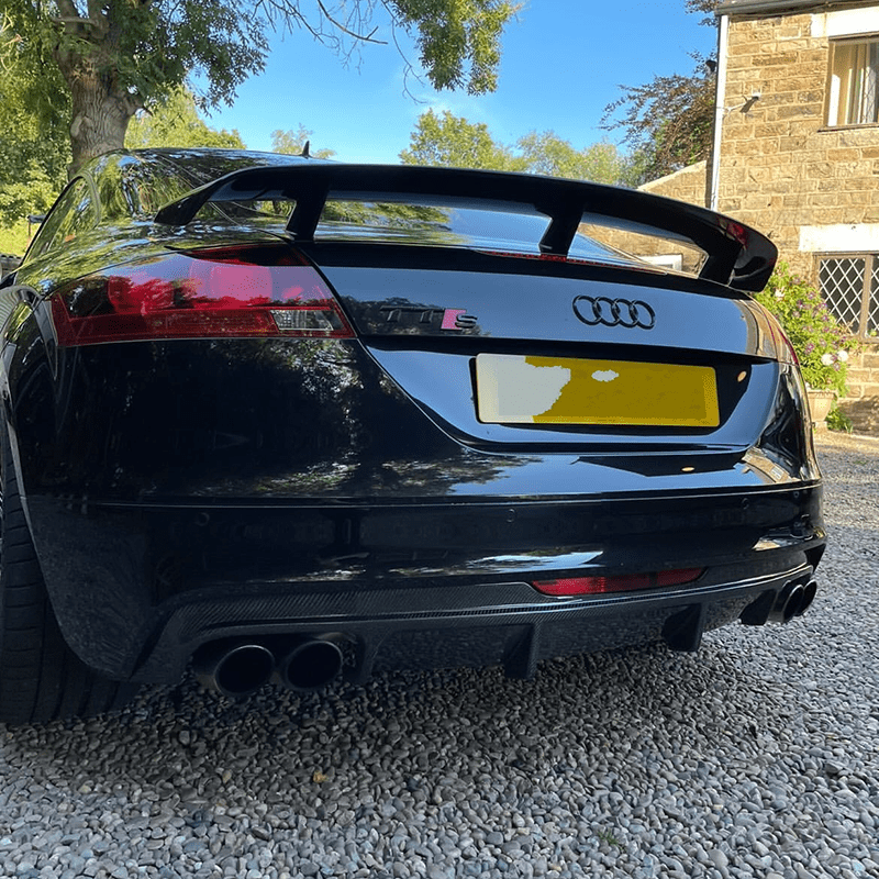 Audi TT/TTS (MK2/8J) ABT Style Carbon Fibre Rear Diffuser - Twenty Two Tuning Rear Diffuser