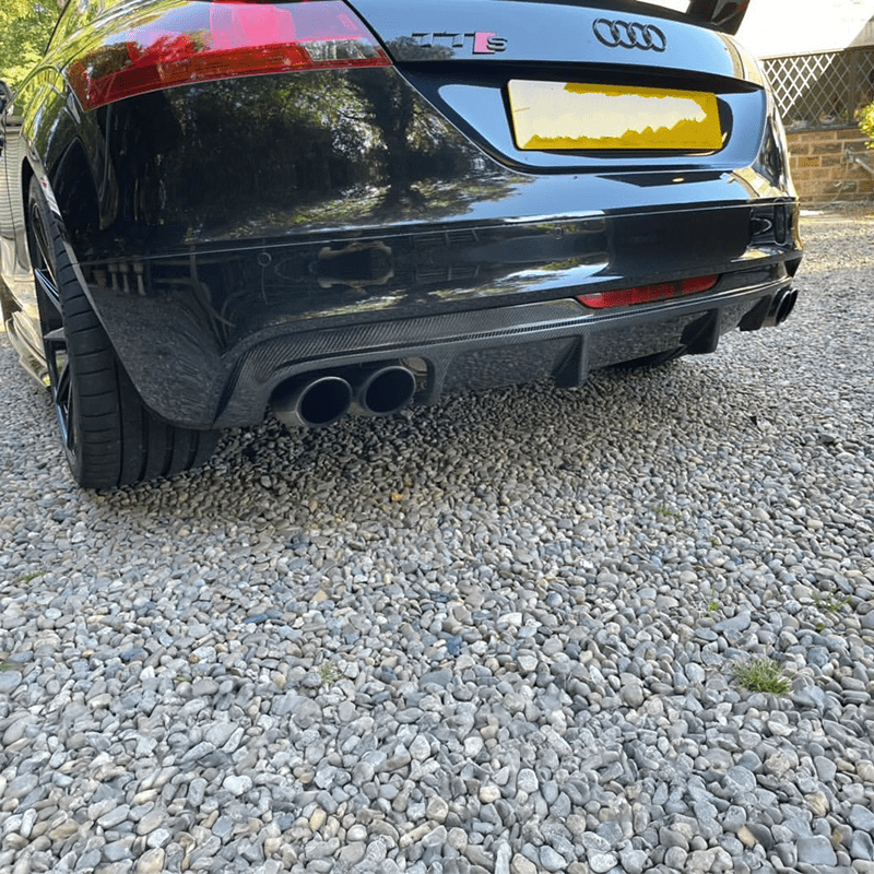 Audi TT/TTS (MK2/8J) ABT Style Carbon Fibre Rear Diffuser - Twenty Two Tuning Rear Diffuser