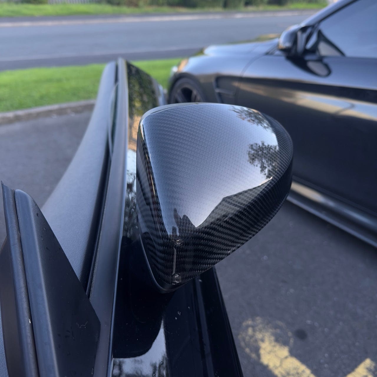 Audi TT/TTS/TTRS (MK3/8S) OEM+ Replacement Carbon Fibre Mirror Cover - Twenty Two Tuning Mirror Covers