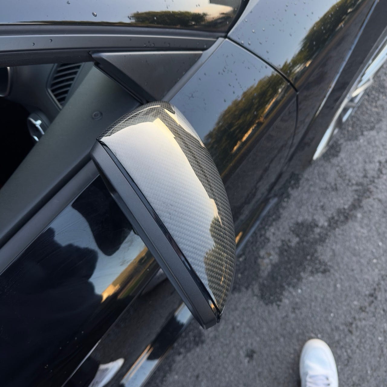 Audi TT/TTS/TTRS (MK3/8S) OEM+ Replacement Carbon Fibre Mirror Cover - Twenty Two Tuning Mirror Covers