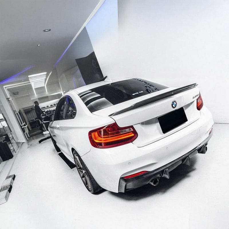 BMW 2 Series (F22) Exotics Style Carbon Fibre Rear Spoiler - Twenty Two Tuning Rear Spoiler