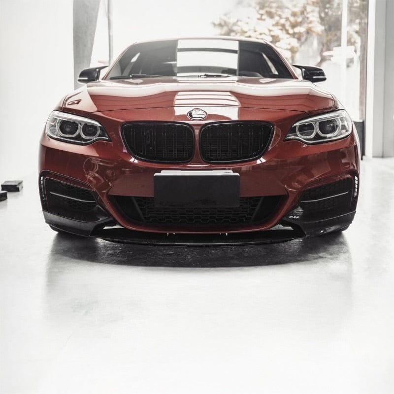 BMW 2 Series (F22/F23) M Performance Style Carbon Fibre Front Lip - Twenty Two Tuning Front Lip
