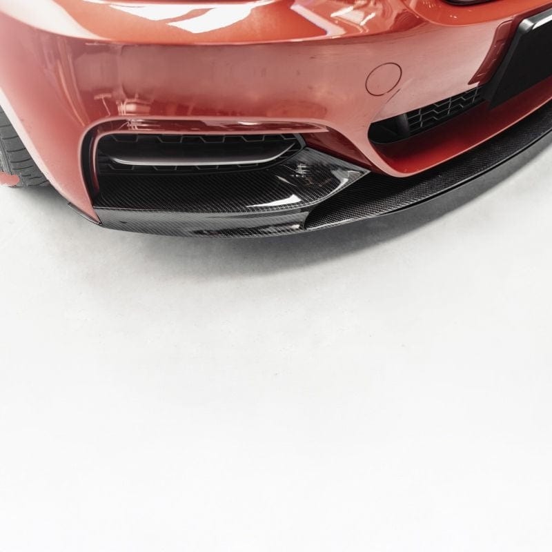 BMW 2 Series (F22/F23) M Performance Style Carbon Fibre Front Lip - Twenty Two Tuning Front Lip