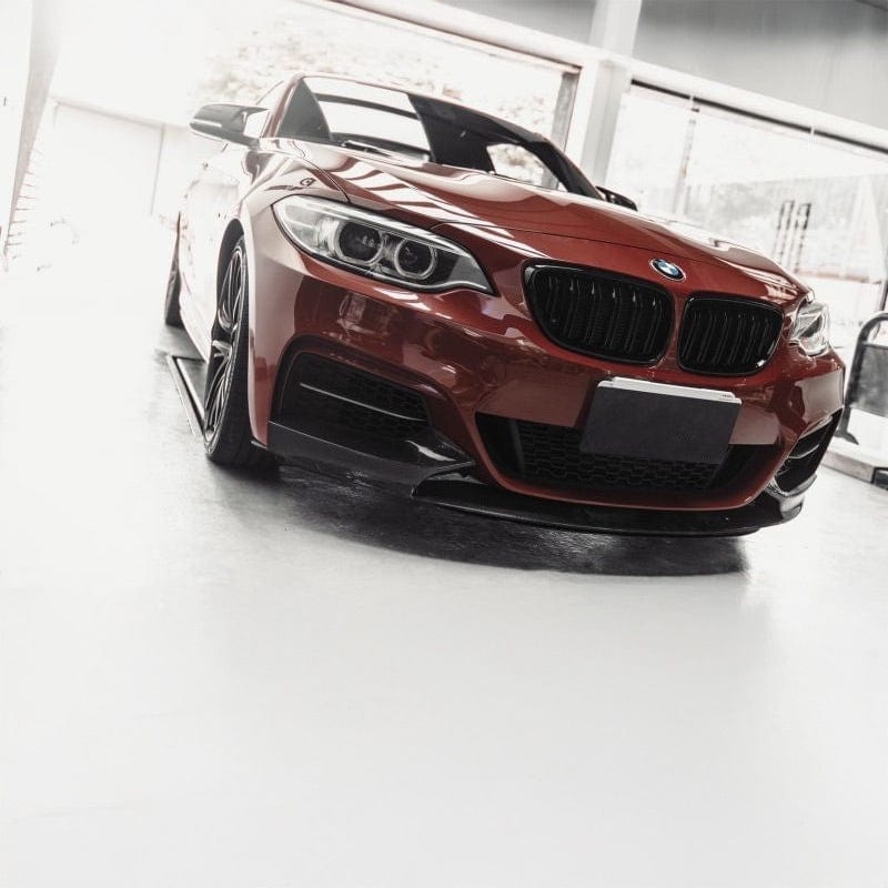 BMW 2 Series (F22/F23) M Performance Style Carbon Fibre Front Lip - Twenty Two Tuning Front Lip