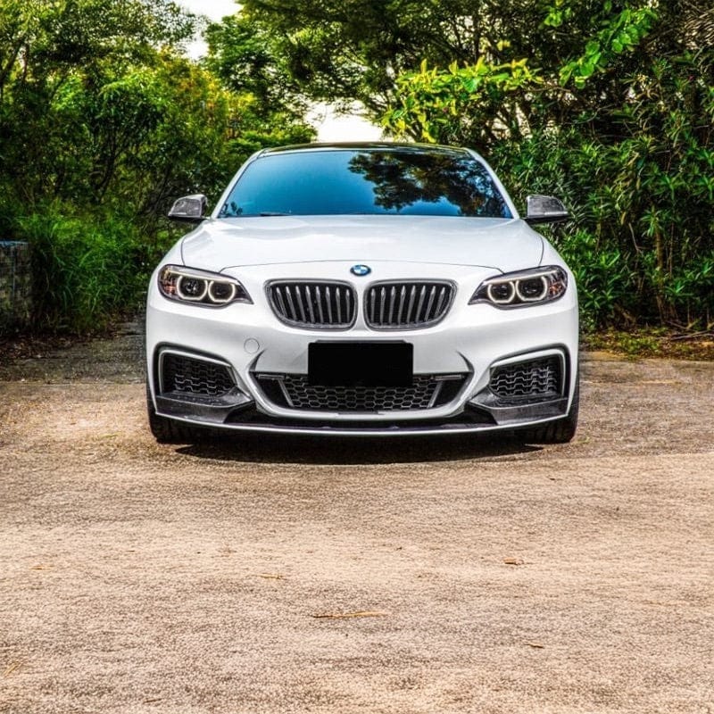 BMW 2 Series (F22/F23) M Performance Style Carbon Fibre Front Lip - Twenty Two Tuning Front Lip