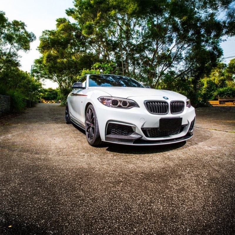 BMW 2 Series (F22/F23) M Performance Style Carbon Fibre Front Lip - Twenty Two Tuning Front Lip