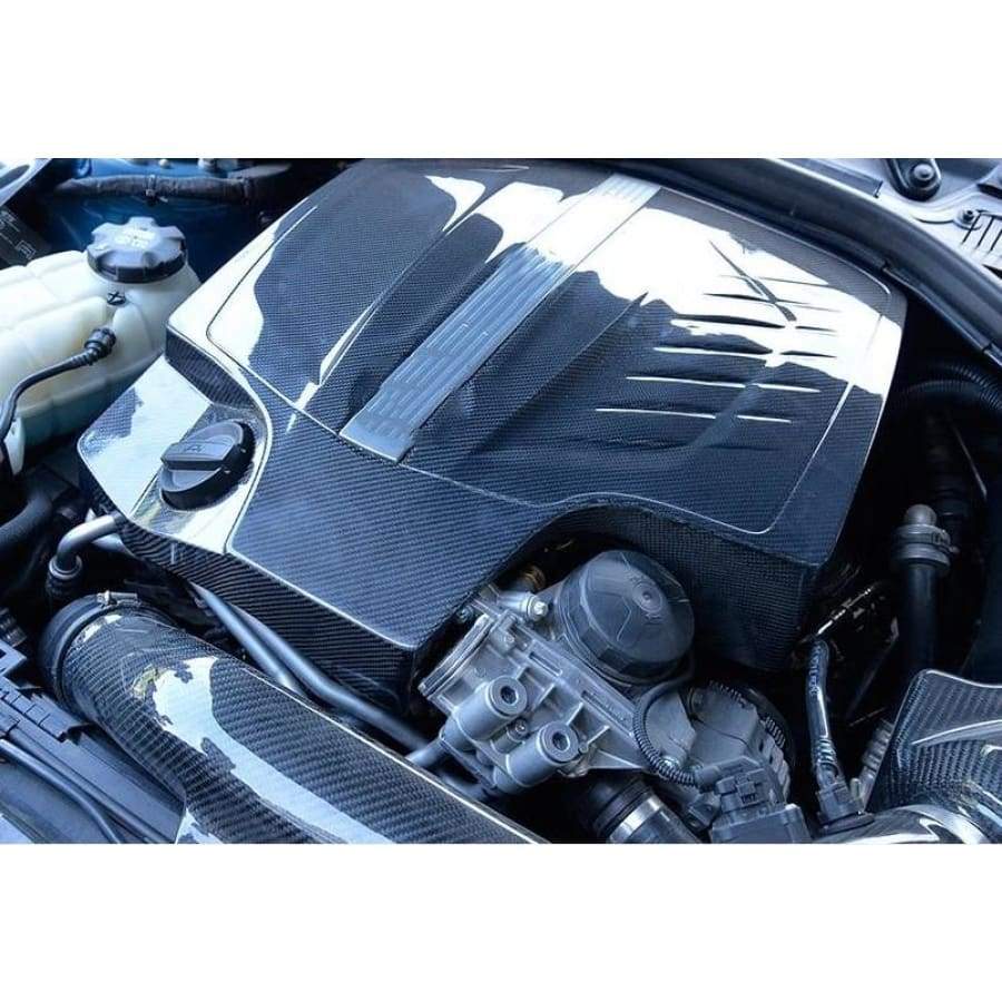 BMW 2 Series (F22/F23) N55 Replacement Carbon Fibre Engine Cover - Twenty Two Tuning Engine Bay