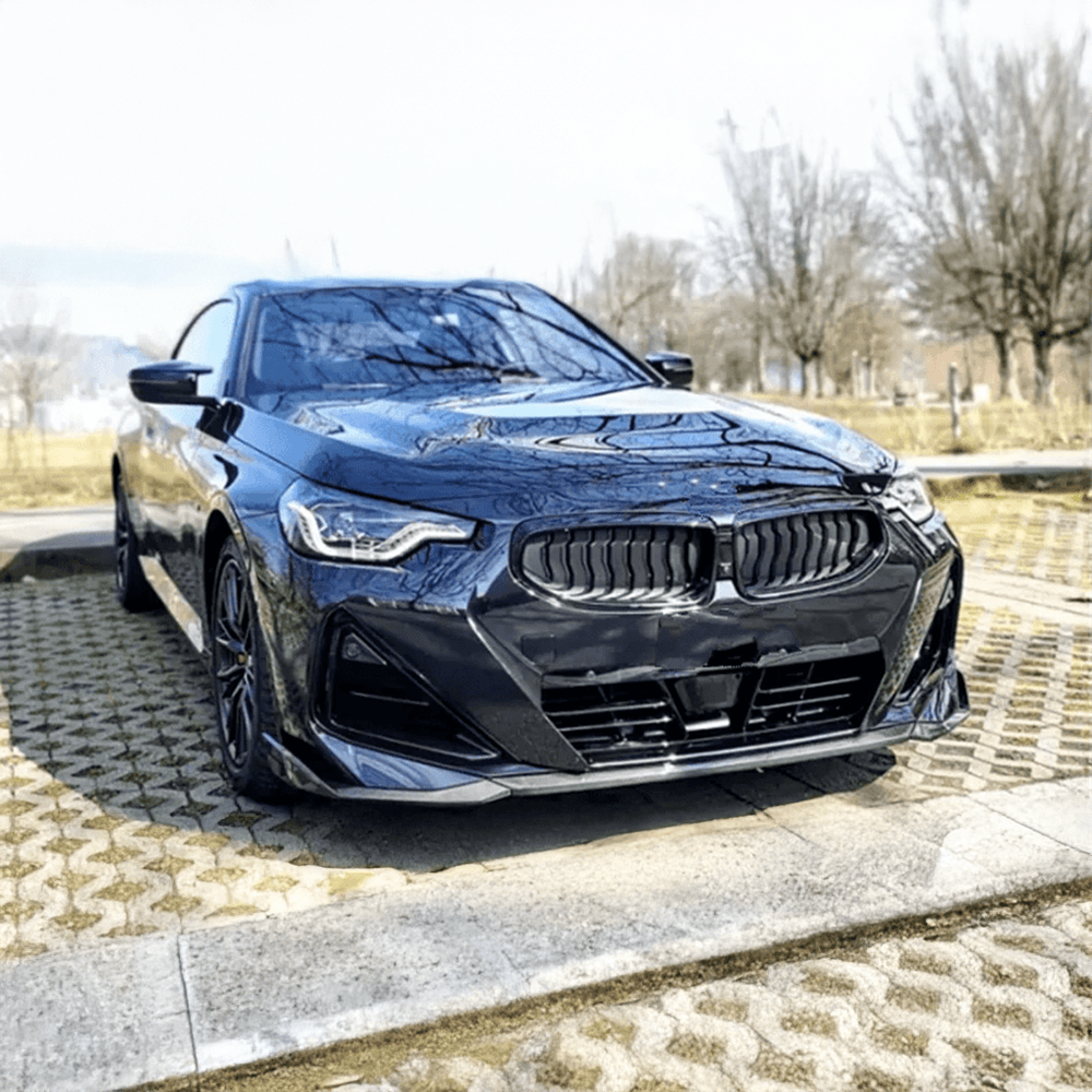 BMW 2 Series (G42) M Performance Style Carbon Fibre Front Lip Spoiler - Twenty Two Tuning Front Lip