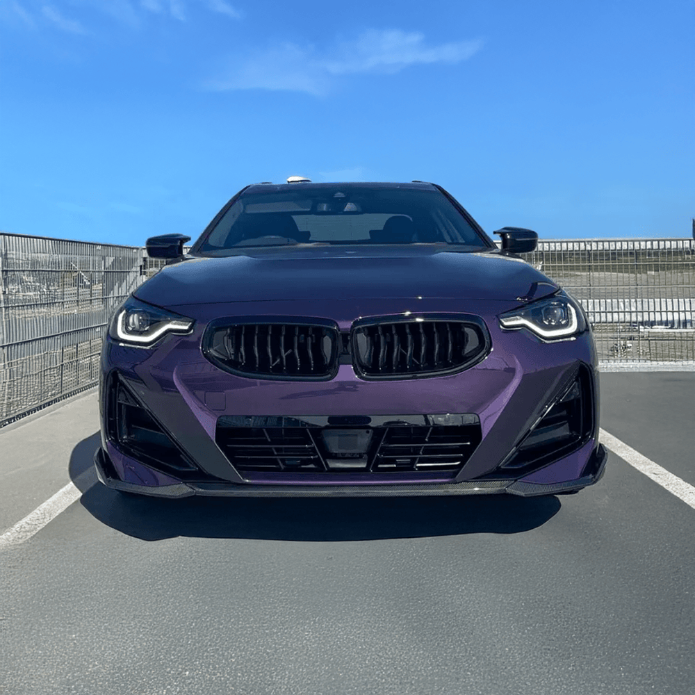 BMW 2 Series (G42) M Performance Style Carbon Fibre Front Lip Spoiler - Twenty Two Tuning Front Lip