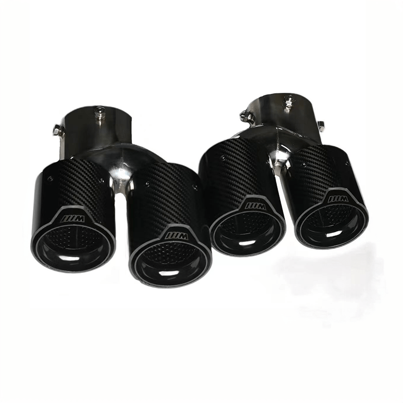 BMW 2 Series (G42) M240I M Performance Style Carbon Fibre Exhaust Tips - Twenty Two Tuning Exhaust Tips