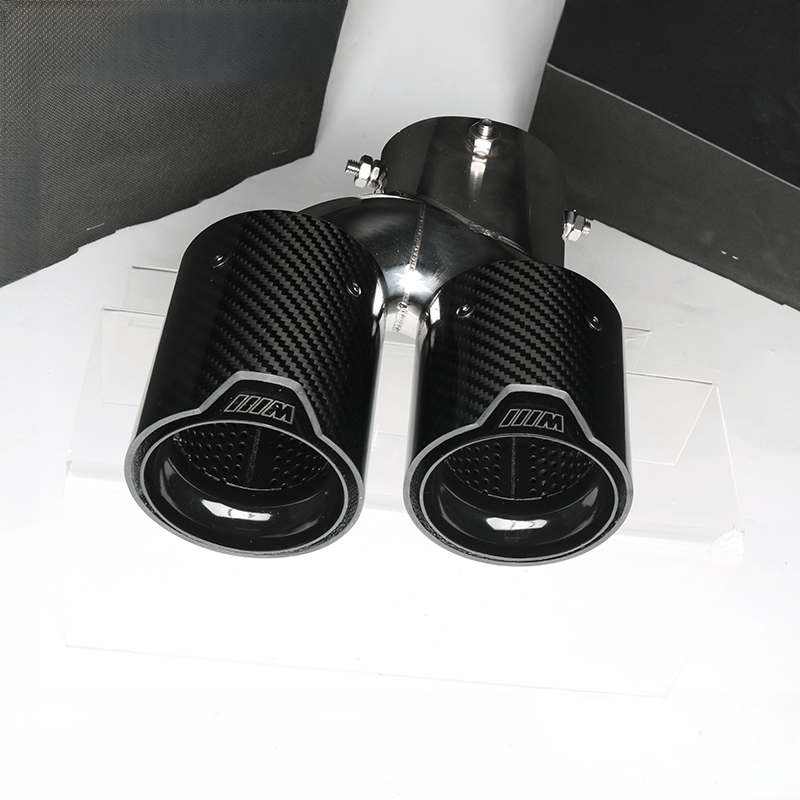 BMW 2 Series (G42) M240I M Performance Style Carbon Fibre Exhaust Tips - Twenty Two Tuning Exhaust Tips