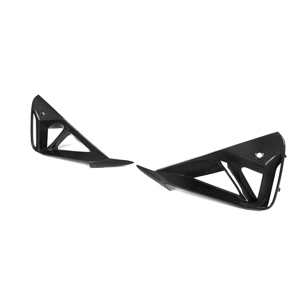 BMW 2 Series (G42) SOOQOO Carbon Fiber Front Vent Trims - SOOQOO Official Front Canards/Bumper Inserts