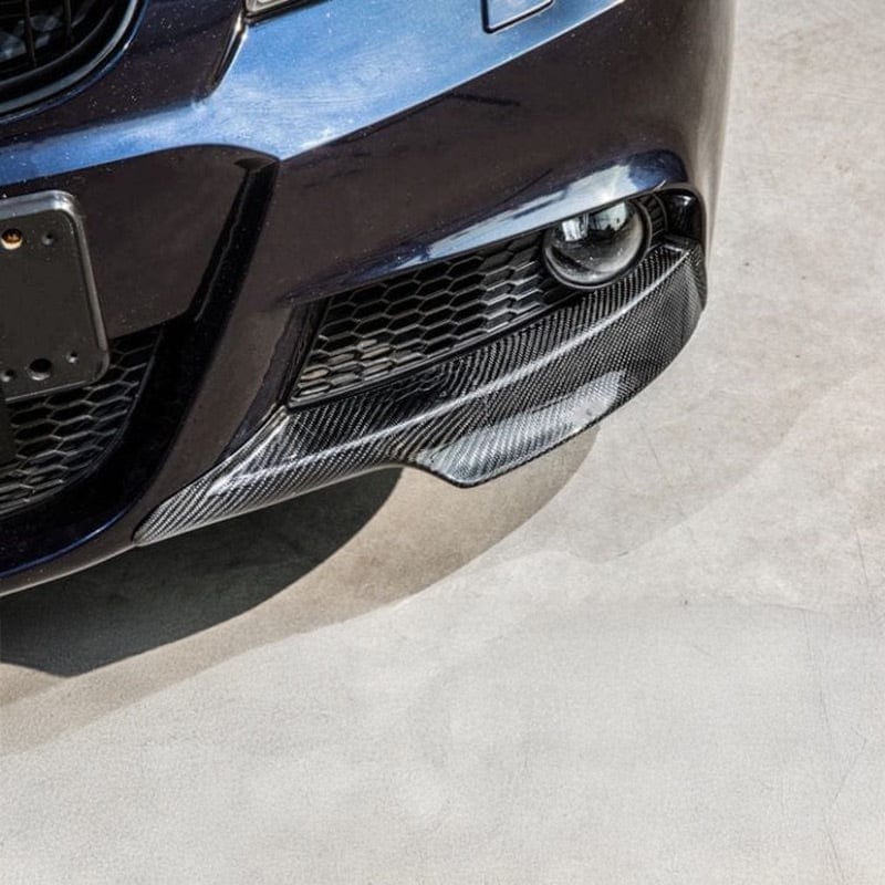 BMW 3 Series (E90/E91) M Performance Style Carbon Fibre Front Splitters - Twenty Two Tuning Front Lip
