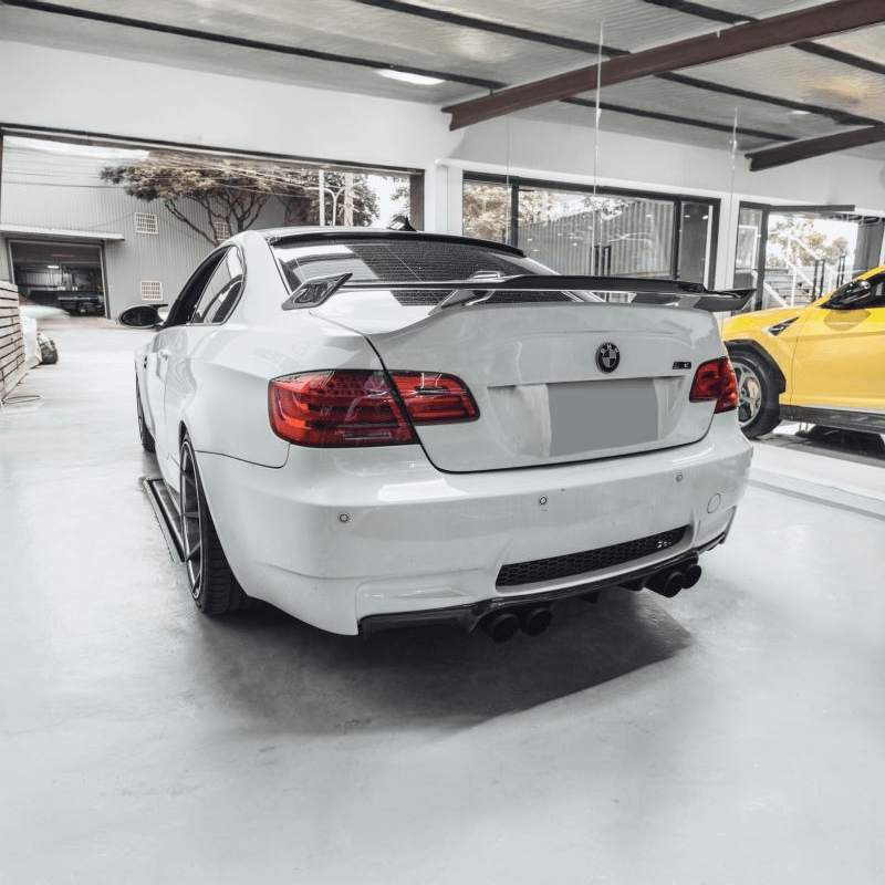 BMW 3 Series (E90/E92/E93) M Performance Style Carbon Fibre Rear Wing Spoiler - Twenty Two Tuning Rear Spoiler