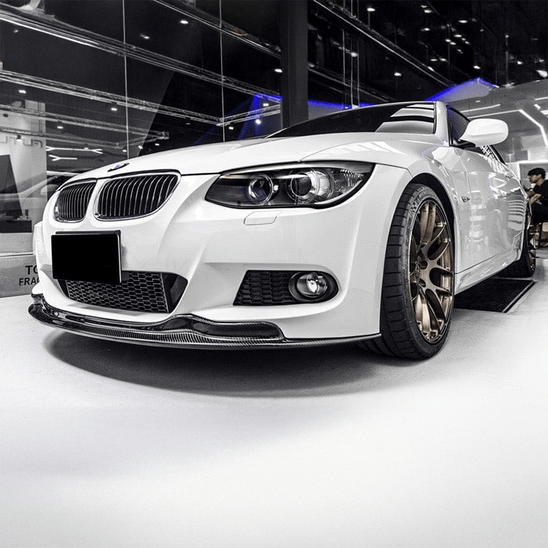 BMW 3 Series (E92/E93) AKRYM Style Carbon Fiber Front Lip Spoiler - Twenty Two Tuning Front Lip