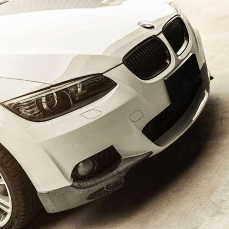 BMW 3 Series (E92/E93) M Performance Style Carbon Fiber Front Splitters - Twenty Two Tuning Front Lip