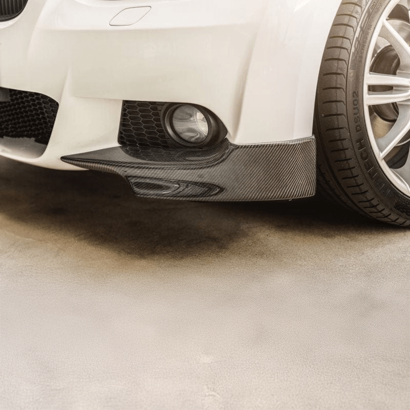 BMW 3 Series (E92/E93) M Performance Style Carbon Fiber Front Splitters - Twenty Two Tuning Front Lip