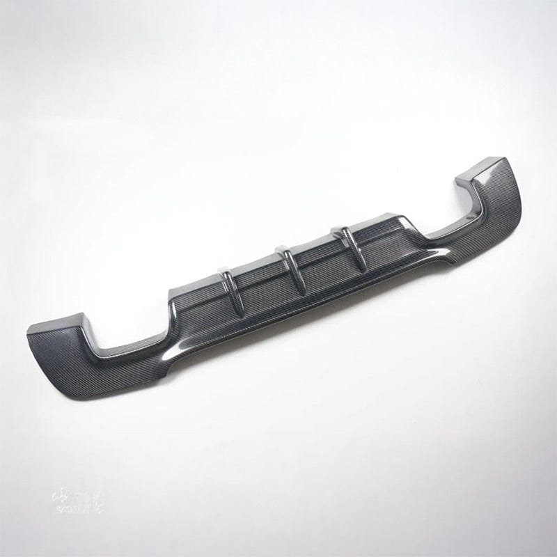 BMW 3 Series (E92/E93) M Style Quad Conversion Carbon Fiber Rear Diffuser - Twenty Two Tuning Rear Diffuser