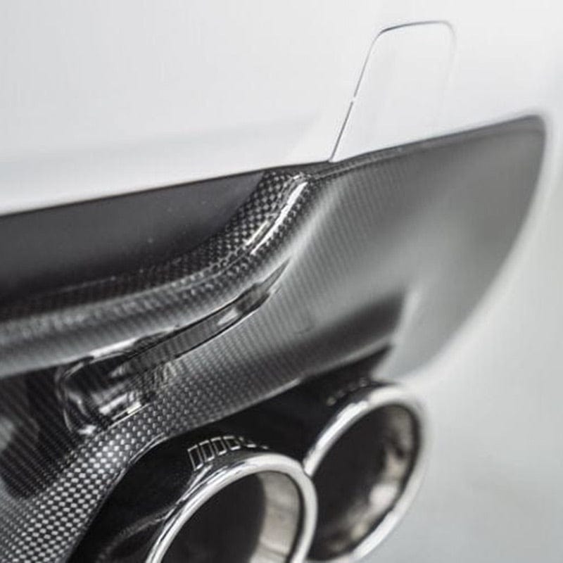 BMW 3 Series (E92/E93) M Style Quad Conversion Carbon Fiber Rear Diffuser - Twenty Two Tuning Rear Diffuser