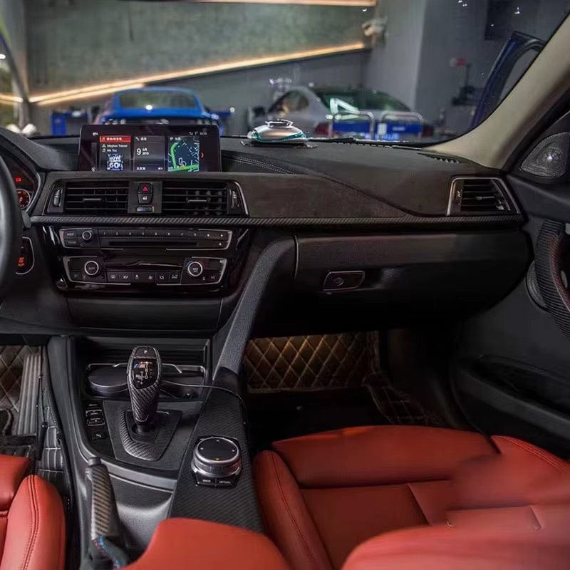 Carbon+Alcantara V1 Interior Trims - Compatible with BMW 3 Series (F30/F31)