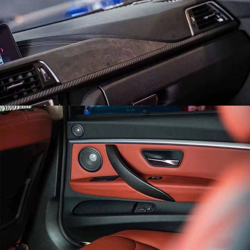 Carbon+Alcantara V1 Interior Trims - Compatible with BMW 3 Series (F30/F31)