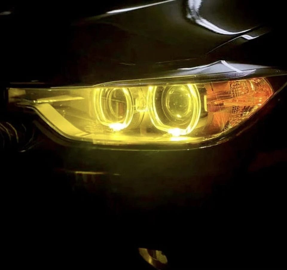BMW 3 Series (F30/F31/F34) CSL Yellow DRL Headlight Module Replacements(Xenon Headlight) - EXL Design DRLs