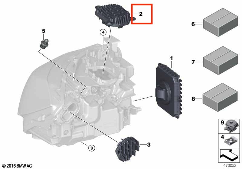 BMW 3 Series (F30/F31/F34) DTM Yellow DRL Module Replacements - EXL Design DRLs