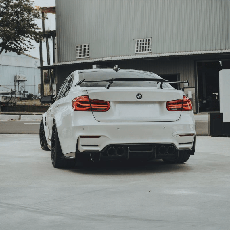 BMW 3 Series (F30) M Performance Style Carbon Fibre Rear Wing Spoiler - Twenty Two Tuning Rear Spoiler