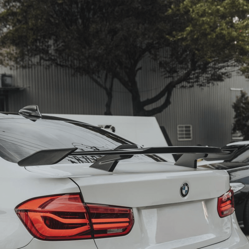 BMW 3 Series (F30) M Performance Style Carbon Fibre Rear Wing Spoiler - Twenty Two Tuning Rear Spoiler