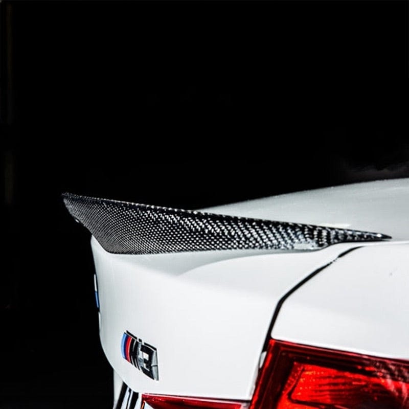 BMW 3 Series (F30) M4 Style Carbon Fiber Rear Spoiler - Twenty Two Tuning Rear Spoiler