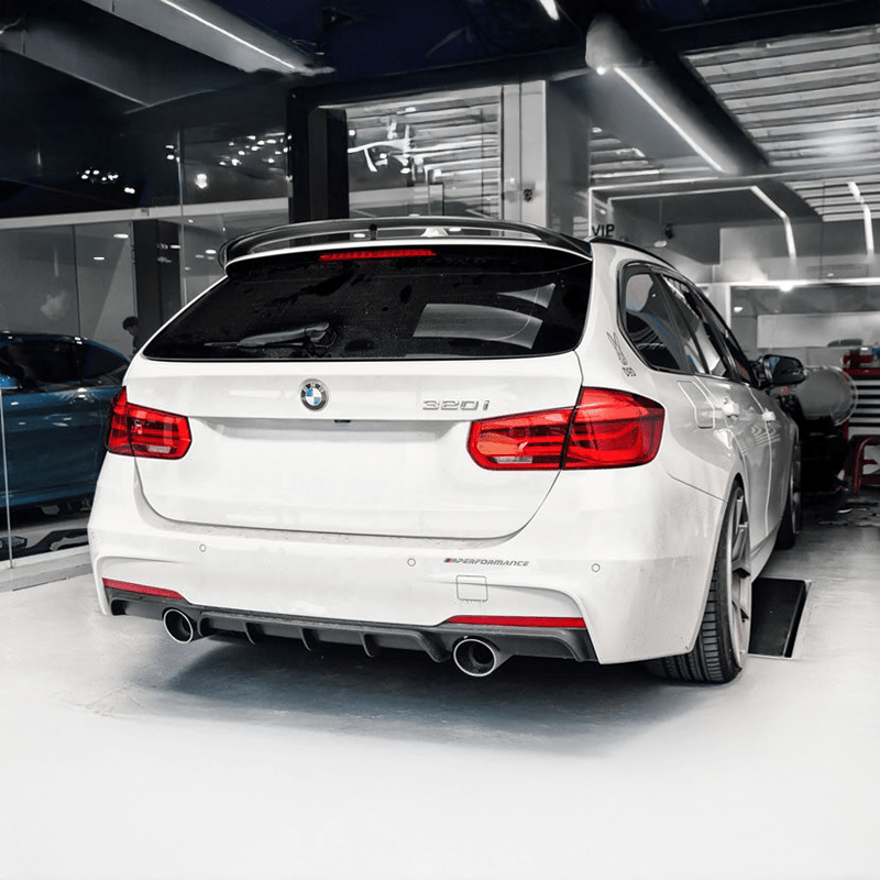 BMW 3 Series (F31) M Performance Style Carbon Fibre Rear Roof Spoiler - Twenty Two Tuning Rear Spoiler