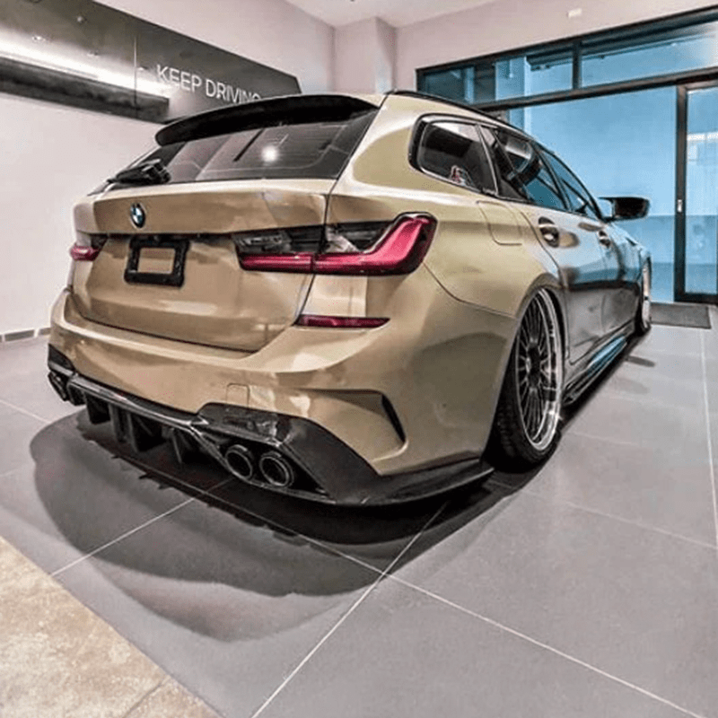 BMW 3 Series (G20/G21) CMST Style Carbon Fibre Rear Diffuser - Twenty Two Tuning Rear Diffuser