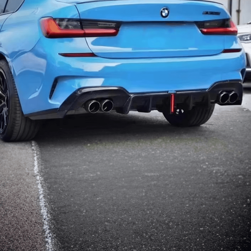 BMW 3 Series (G20/G21) Karbel Style Carbon Fibre Rear Diffuser - Twenty Two Tuning Rear Diffuser