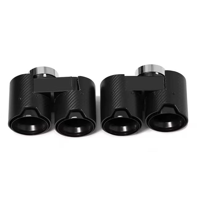 BMW 3 Series (G20/G21) M Performance Style Carbon Fibre Exhaust Tips - Twenty Two Tuning Exhaust Tips