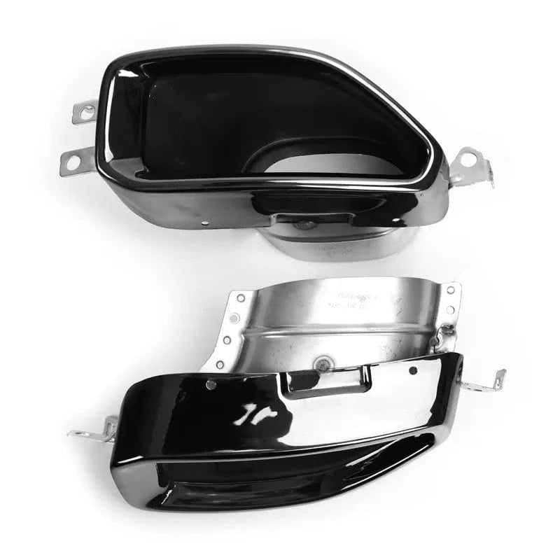 BMW 3 Series (G20/G21) M340I M Performance Style Titanium Black Exhaust Tips - Twenty Two Tuning Exhaust Tips