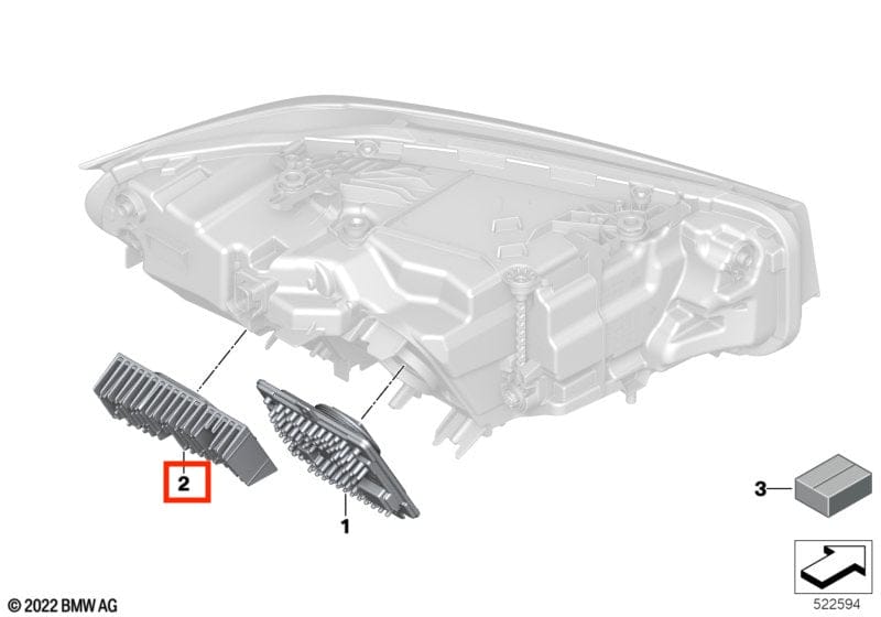BMW 3 Series LCI (G20/G21) CSL Yellow DRL Headlight Module Replacements - EXL Design DRLs