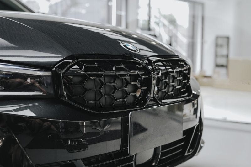 BMW 3 Series LCI (G20/G21) Diamond Style Gloss Black Front Grille - Twenty Two Tuning Front Grille