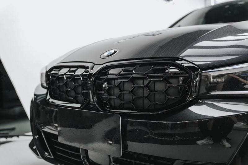 BMW 3 Series LCI (G20/G21) Diamond Style Gloss Black Front Grille - Twenty Two Tuning Front Grille