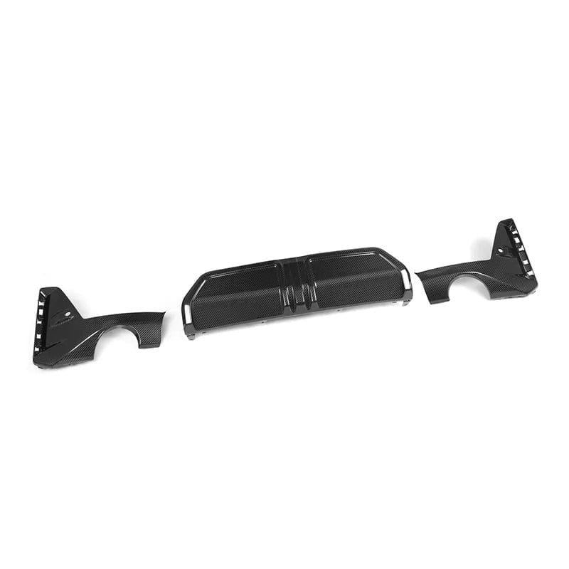 BMW 3 Series LCI (G20/G21) M Performance Style Carbon Fiber Rear Diffuser - Twenty Two Tuning Rear Diffuser