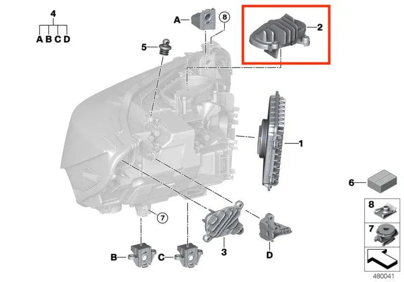 BMW 4 Series (F32/F33/F36) CSL Yellow DRL Headlight Module Replacements (LED Headlight) - EXL Design DRLs