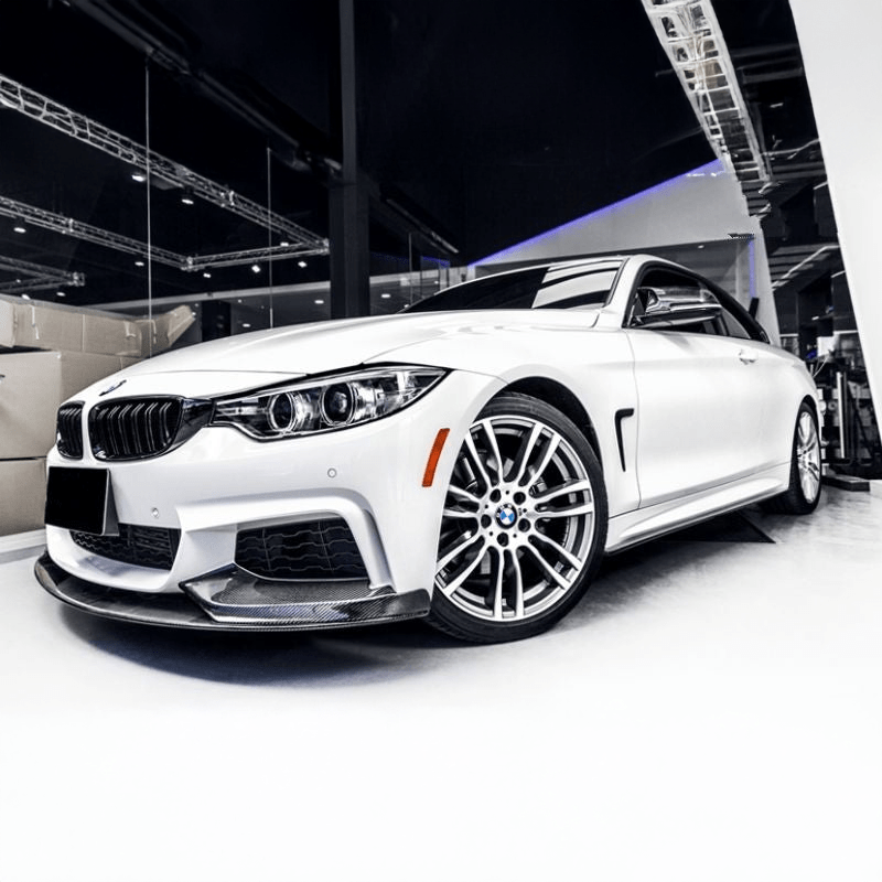 BMW 4 Series (F32/F33/F36) M Performance Style Carbon Fibre Front Lip - Twenty Two Tuning Front Lip