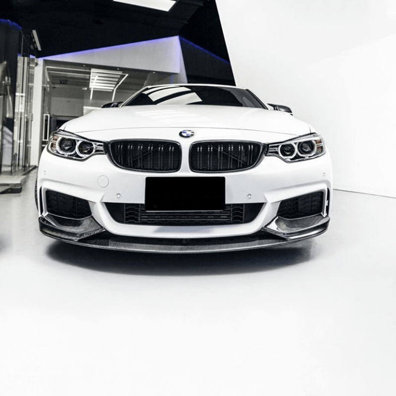 BMW 4 Series (F32/F33/F36) M Performance Style Carbon Fibre Front Lip - Twenty Two Tuning Front Lip