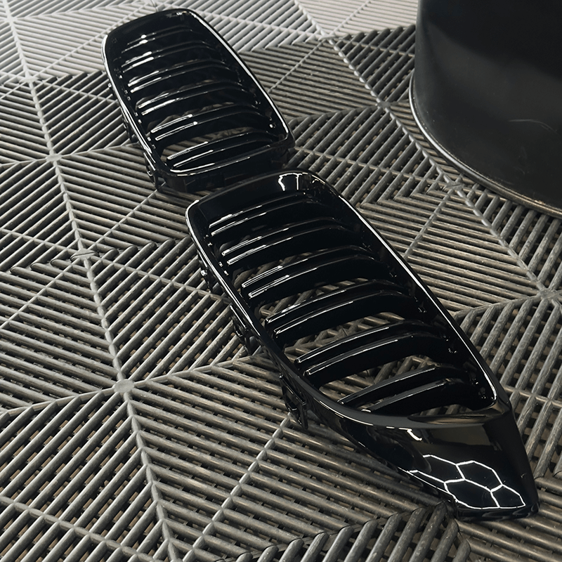 BMW 4 Series (F32/F33/F36) M Style Gloss Black Front Grille - Twenty Two Tuning Front Grille