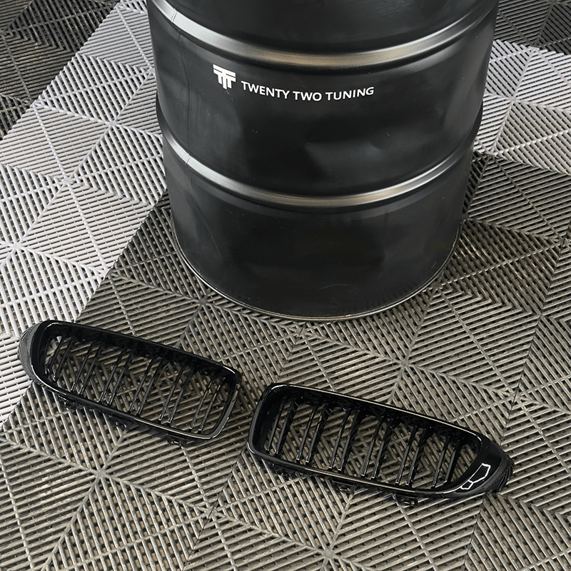 BMW 4 Series (F32/F33/F36) M Style Gloss Black Front Grille - Twenty Two Tuning Front Grille