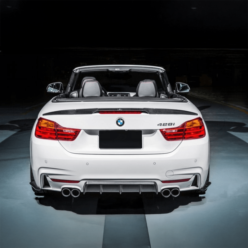 BMW 4 Series (F32/F33/F36) M4 Style Carbon Fibre Rear Spoiler - Twenty Two Tuning Rear Spoiler